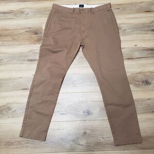 JCrew Strech 250 Skinny Men's Tan Pants Size 34x30